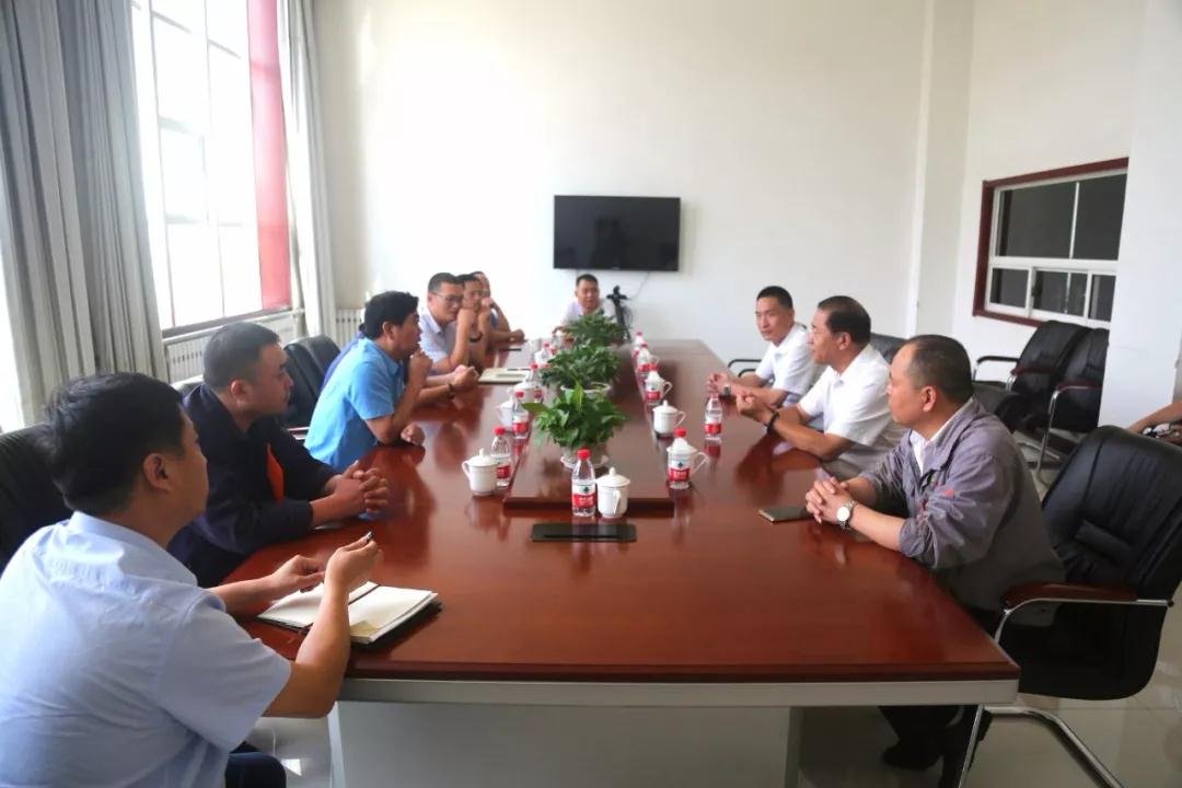 辛集市澳森鋼鐵到我公司學(xué)習(xí)